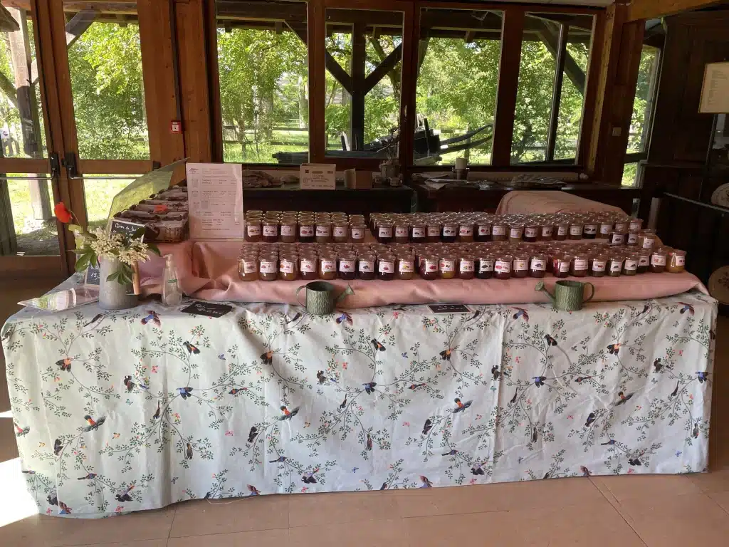 Stand de confiture sur les marché en alsace