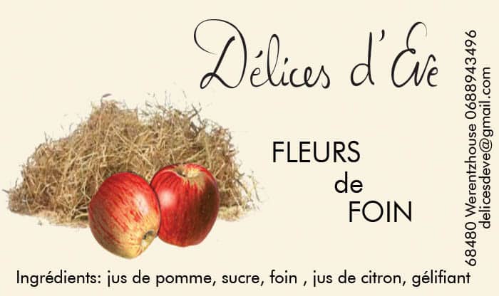 Confiture fleur de foin